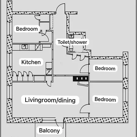 شقة Ope 3 Bedroom روفانييمي